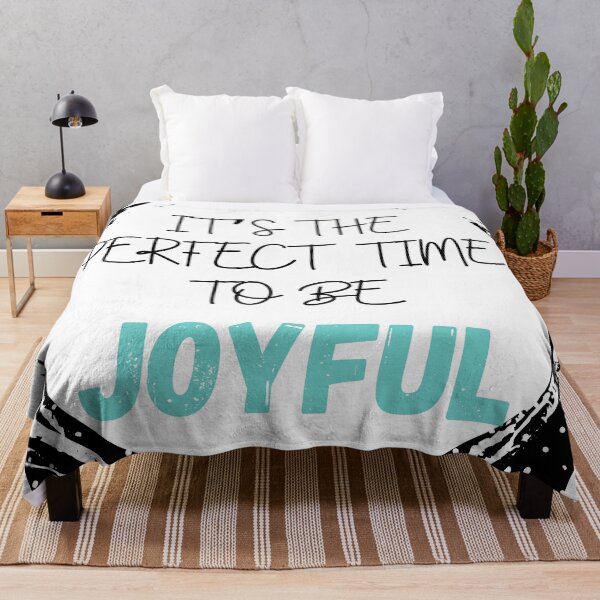 Item preview, Perfect Time To Be Joyful Quote designed and sold by MotivationFlow.