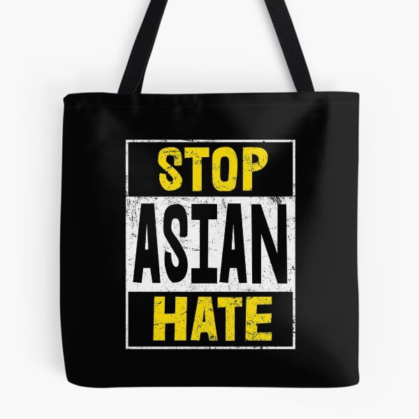 Item preview, Stop Asian Hate AAPI Asian Lives Matter - Black and Yellow Distressed designed and sold by American-Proud.