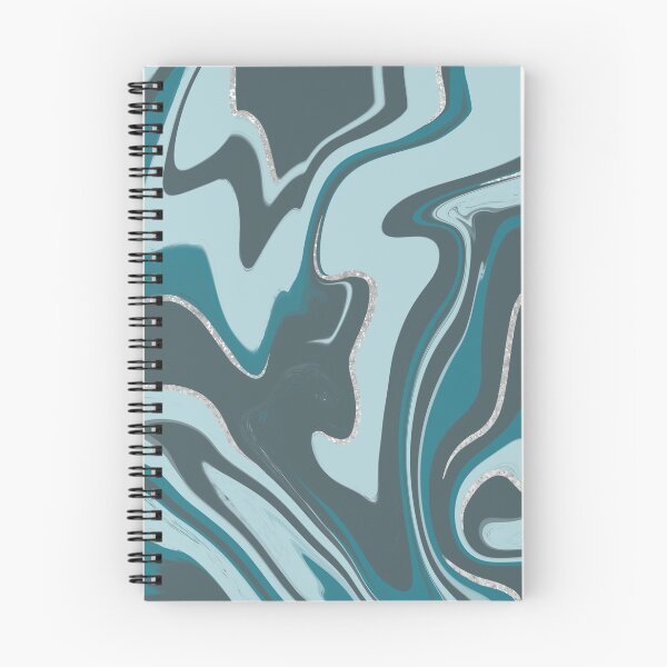 Item preview, Blue/Light Blue/Silver Liquified Abstract designed and sold by muffinstandd.