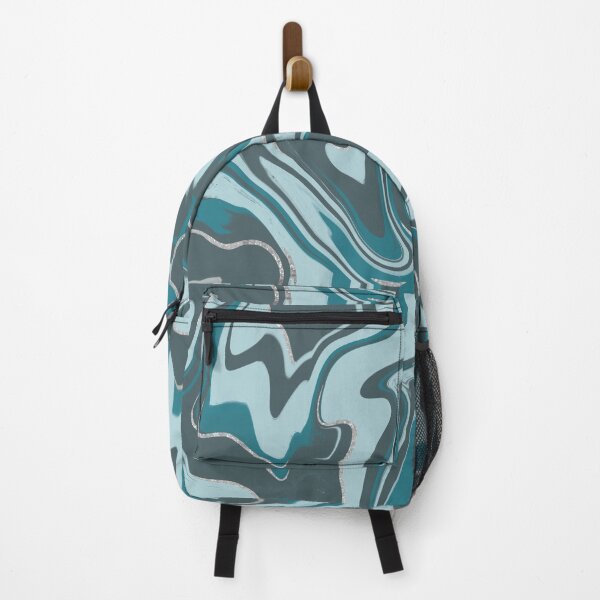 Item preview, Blue/Light Blue/Silver Liquified Abstract designed and sold by muffinstandd.