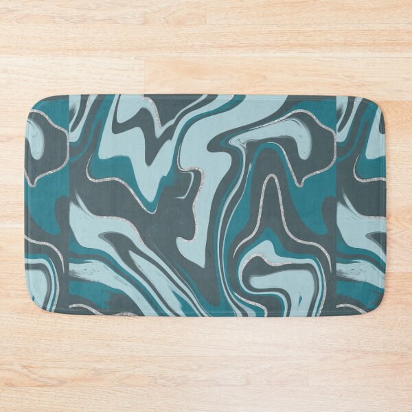 Item preview, Blue/Light Blue/Silver Liquified Abstract designed and sold by muffinstandd.