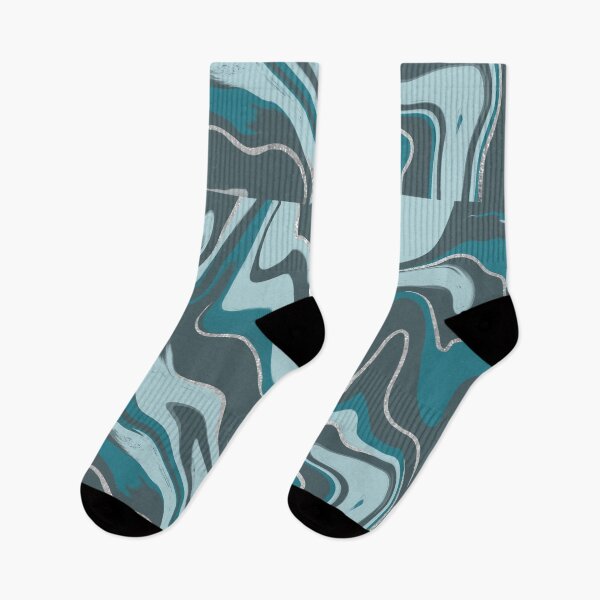 Item preview, Blue/Light Blue/Silver Liquified Abstract designed and sold by muffinstandd.