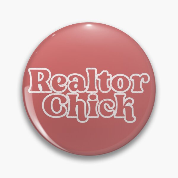 Item preview, Realtor Chick // Retro Style Real Estate Typography Design  designed and sold by AestheticNow.