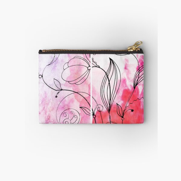 Item preview, Flower Doodle Watercolor Diptych designed and sold by Designs By YL.