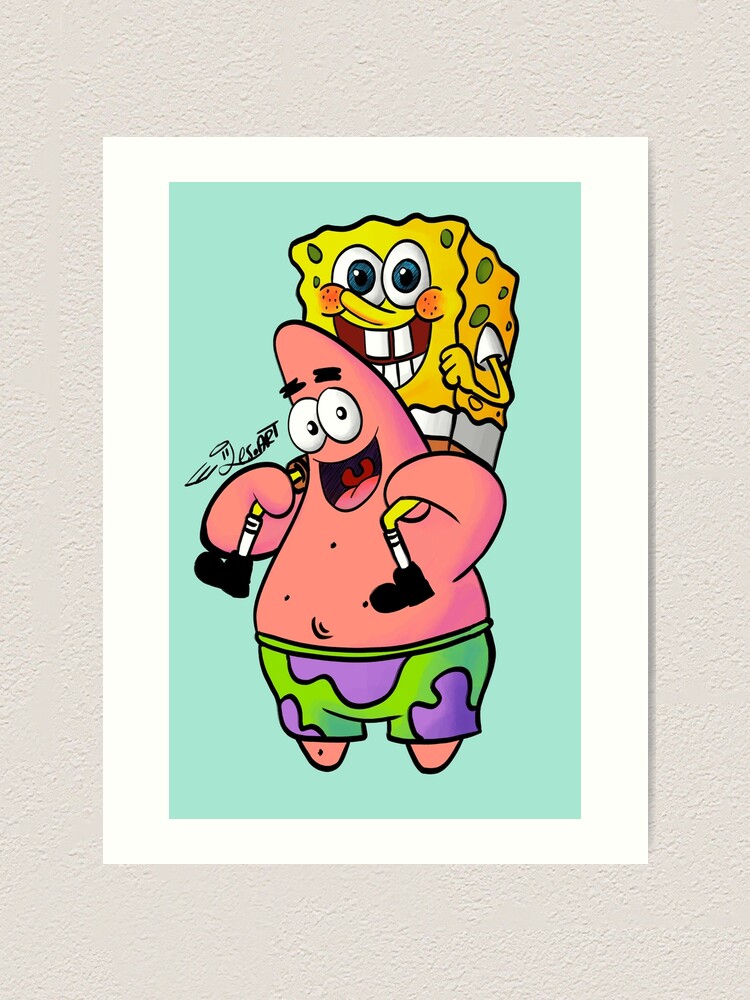 Sad spongebob and patrick | Greeting Card