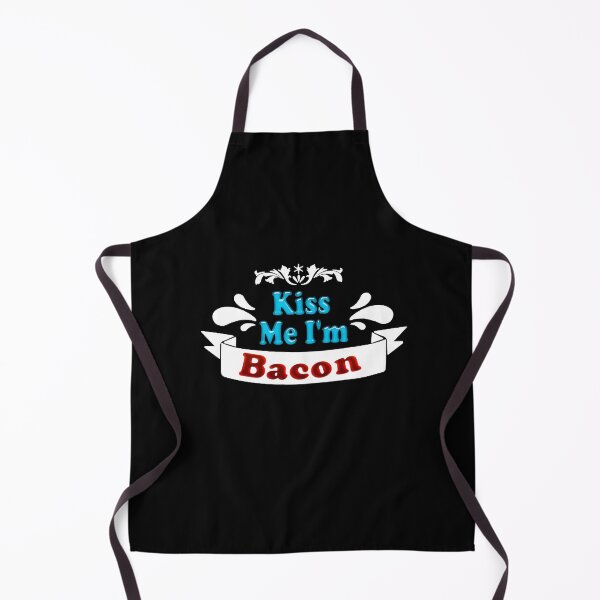 Item preview, Funny food quotes Kiss Me I'm Bacon, gift idea for lovers bacon, food, cooking designed and sold by Mac Store.