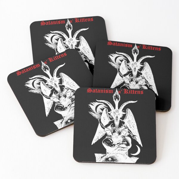 Item preview, Satanism and Kittens designed and sold by Black Star.