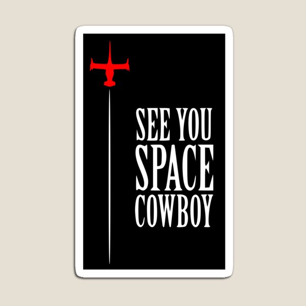 Vista previa del artículo con la obra «See You Space Cowboy - Anime de los 90 - Anime Aesthetic», diseñado y vendido por jacob-jendrey.