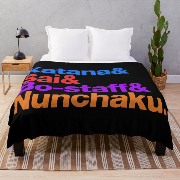Item preview, Teenage Mutant Ninja Weapons (colour text) - TMNT designed and sold by Lolvetica.