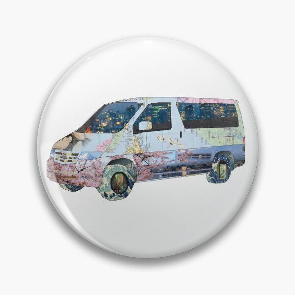 Item preview, Mazda Bongo Tin Top Japanese inspired collage digital design designed and sold by INKIEFINGERS.