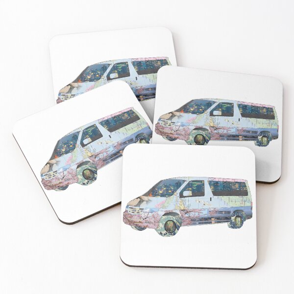 Item preview, Mazda Bongo Tin Top Japanese inspired collage digital design designed and sold by INKIEFINGERS.