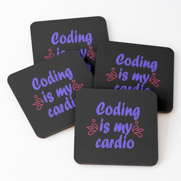 Item preview, Funny Sayings quotes Coding is my cardio,gift idea for lovers science and technology designed and sold by Mac Store.