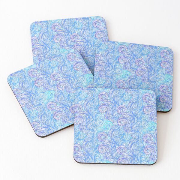 Item preview, Seamless Abstract Blue Purple Pattern designed and sold by SSK Designs.