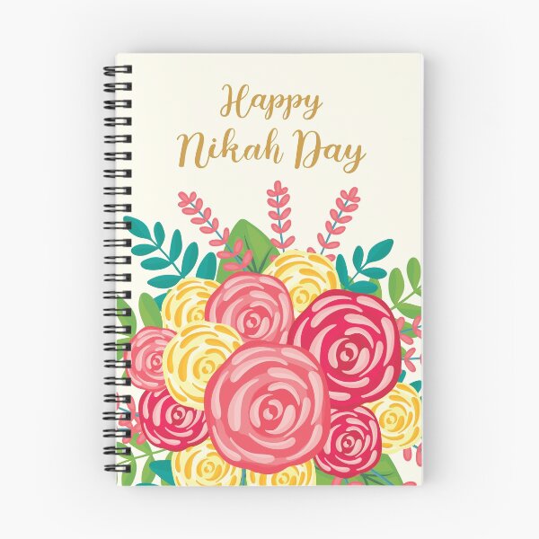 Item preview, Happy Nikah Day, Floral Design Wedding designed and sold by agoodworddesign.