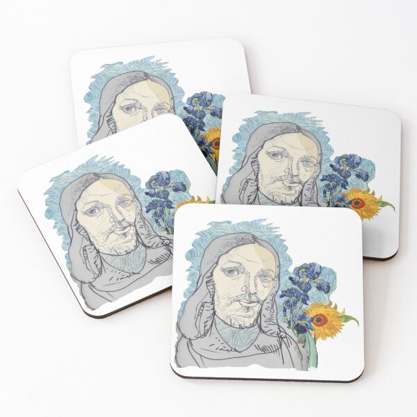 Item preview, Jesus Christ Portrait (Drawing ACCI)  Inspired by Van Gogh Style designed and sold by VanyssaGraphics.
