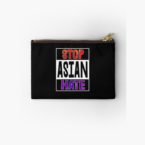 Item preview, Stop Asian Hate AAPI Asian Lives Matter - Purple and Red Square designed and sold by American-Proud.