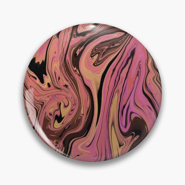 Item preview, Pink and Black Abstract Swirl Digital Painting designed and sold by Hilmasart.
