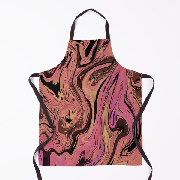Item preview, Pink and Black Abstract Swirl Digital Painting designed and sold by Hilmasart.