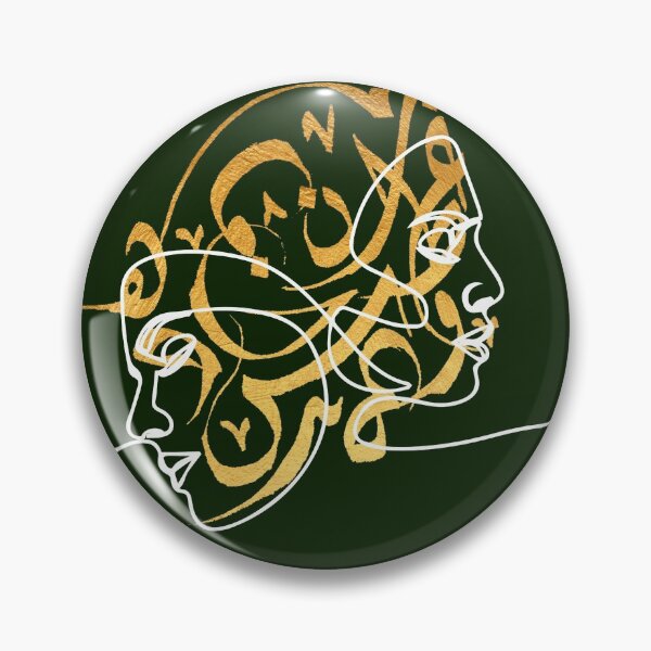 Item preview, Line art olive and gold - Jade designed and sold by TheOpulent.