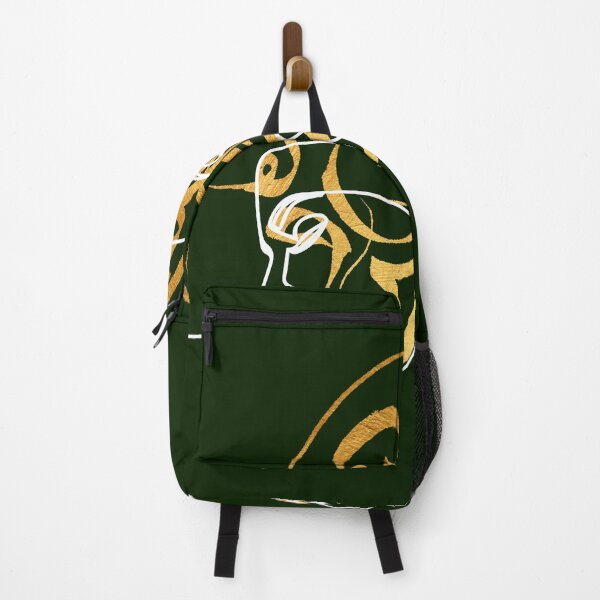 Item preview, Line art olive and gold - Jade designed and sold by TheOpulent.