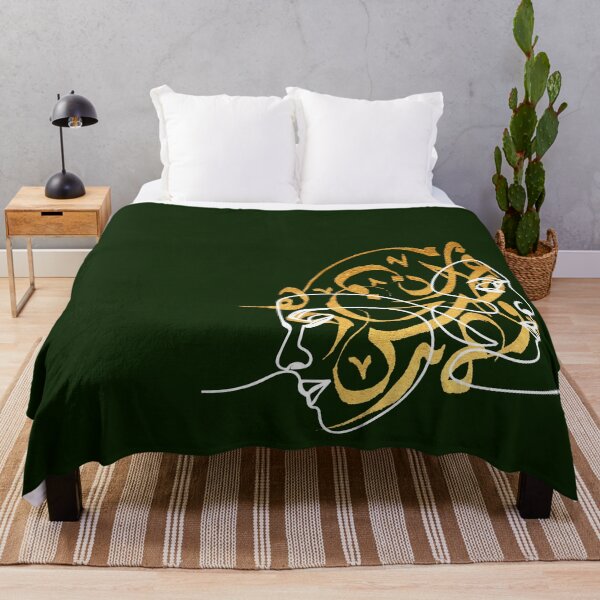 Item preview, Line art olive and gold - Jade designed and sold by TheOpulent.