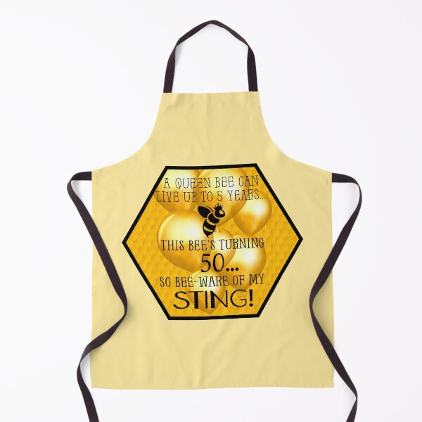 Item preview, Queen Bee Trivia...50th Birthday! (On Lt. Yellow) designed and sold by PawsitiveMum.