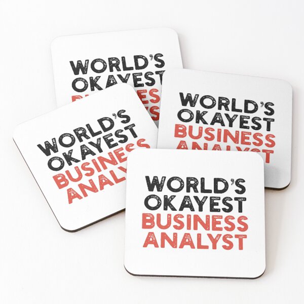 Item preview, World's Okayest Business Analyst designed and sold by Tech-e-Tees.