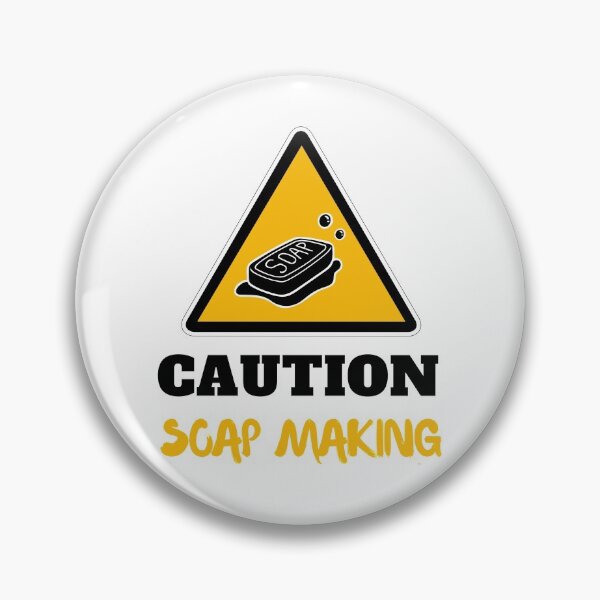 Item preview, Caution soap making love soap saponification white designed and sold by daguilon.