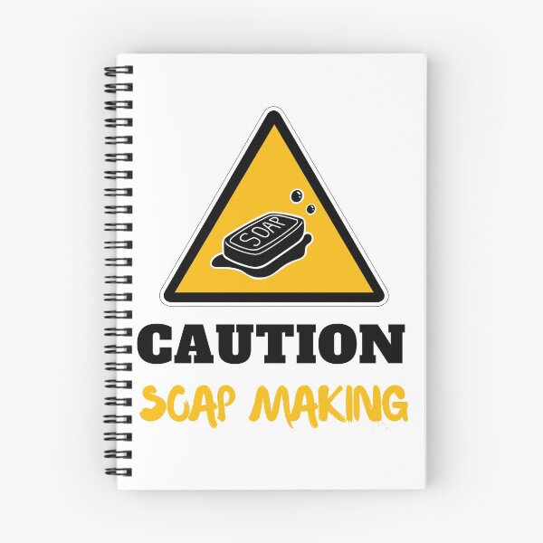 Item preview, Caution soap making love soap saponification white designed and sold by daguilon.