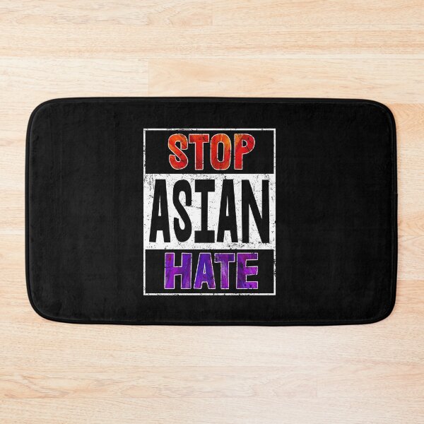 Item preview, Stop Asian Hate AAPI Asian Lives Matter - Purple and Red Square Distressed designed and sold by American-Proud.