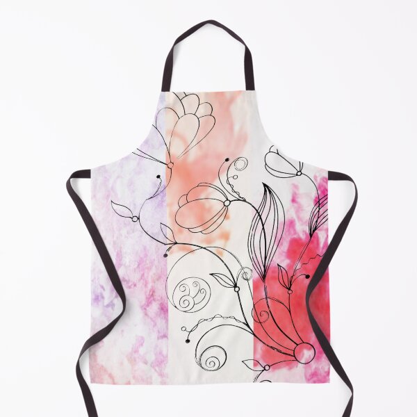 Item preview, Flower Doodle Watercolor Triptych designed and sold by Designs By YL.