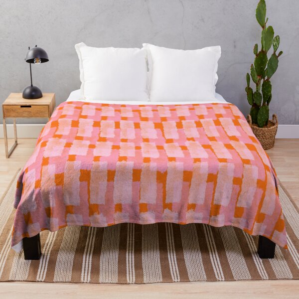 Artikel-Vorschau von Pink und Orange, Pinselstriche, geometrisch, designt und verkauft von OneThreeSix.