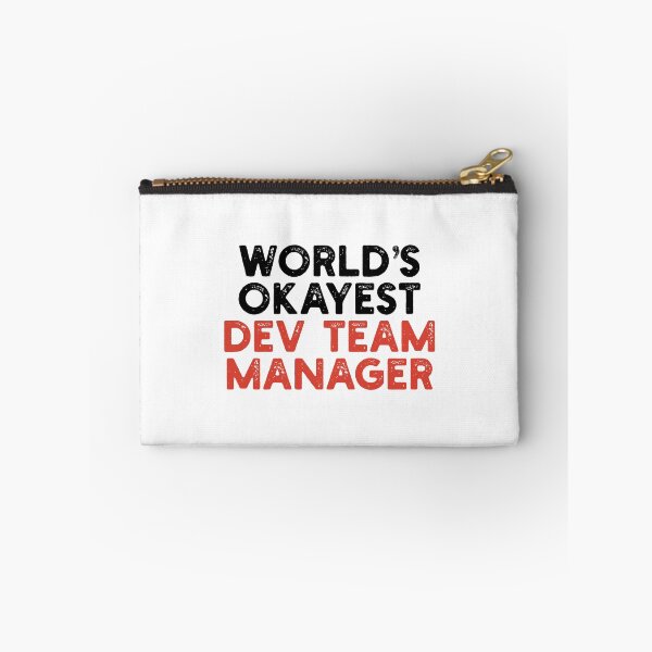 Item preview, World's Okayest Dev Team Manager designed and sold by Tech-e-Tees.