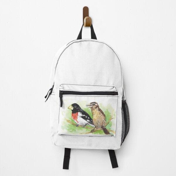Item preview, Watercolor Rose-Breasted Grosbeak Birds designed and sold by BlackGoatPrints.