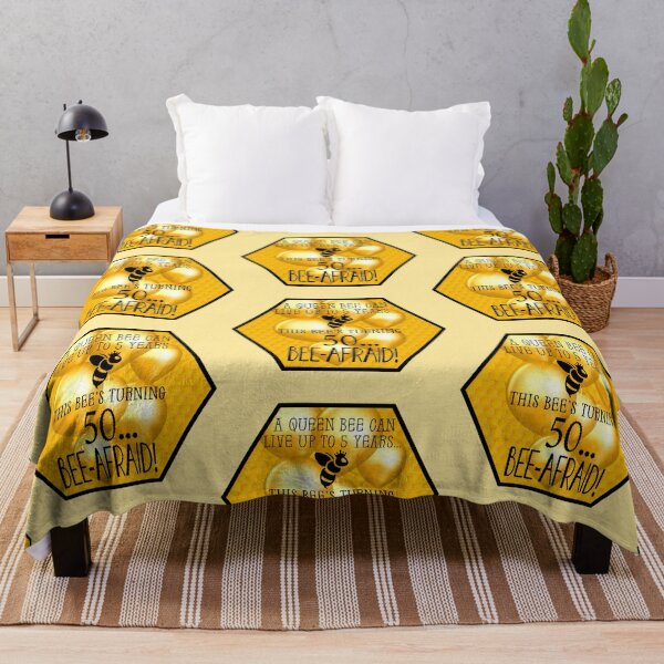 Item preview, Queen Bee Trivia...50th Birthday! #2 (On Lt. Yellow) designed and sold by PawsitiveMum.