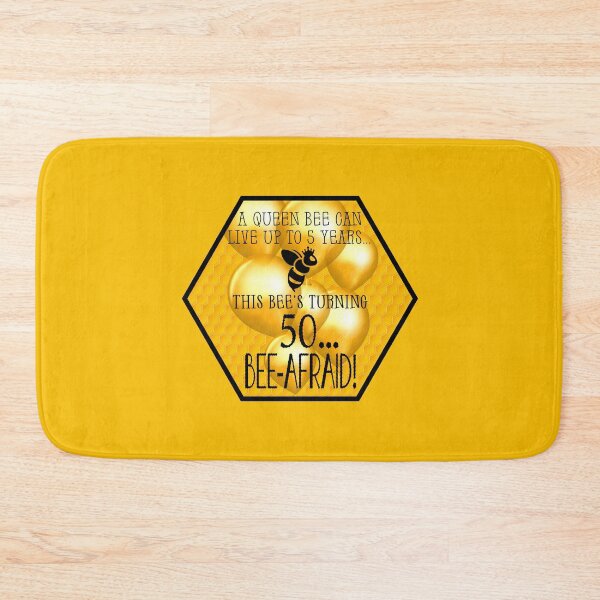 Item preview, Queen Bee Trivia...50th Birthday! #2 (On Golden Yellow) designed and sold by PawsitiveMum.