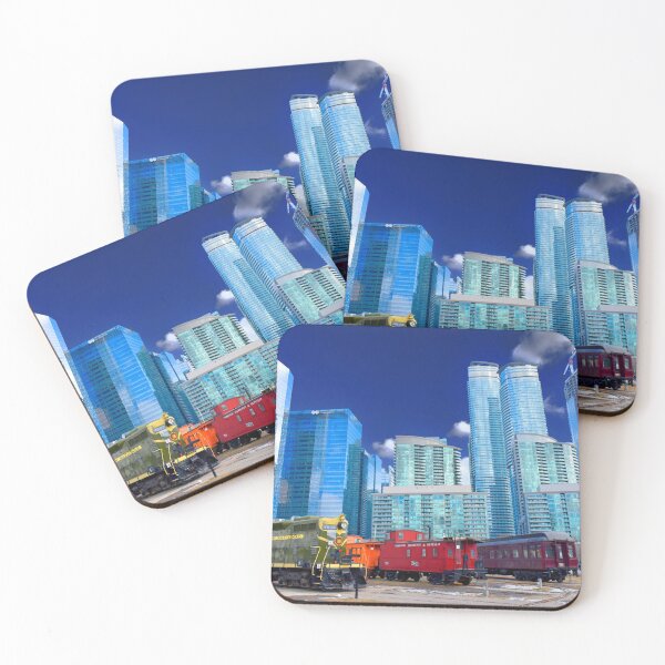 Item preview, Trains and Tall Towers designed and sold by Brian Shaw.