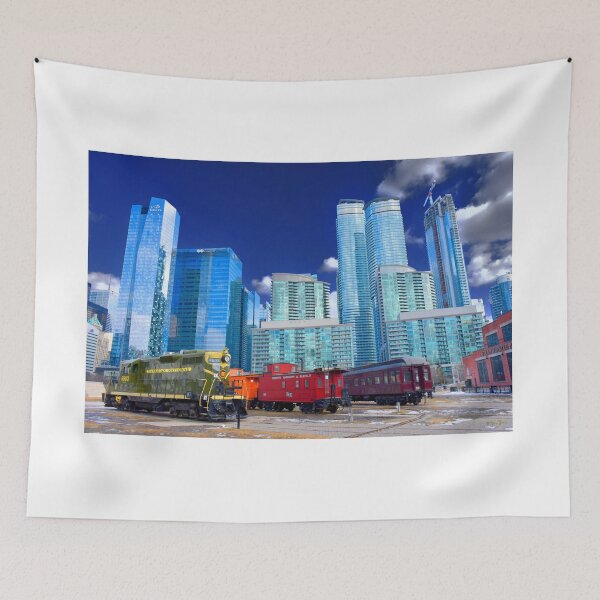 Item preview, Trains and Tall Towers designed and sold by Brian Shaw.