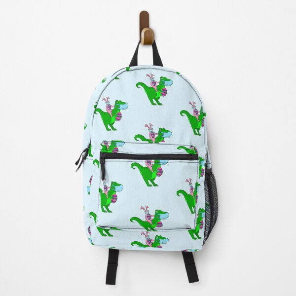 Item preview, face mask easter bunny dinosaur pandemic funny trex rabbit designed and sold by Gossip Rag.