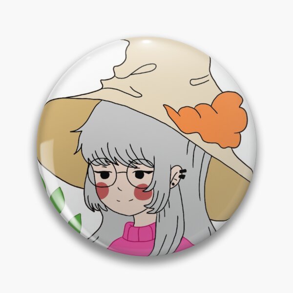 Item preview, Cute Happy Orange Witch designed and sold by GeeklyRaven.