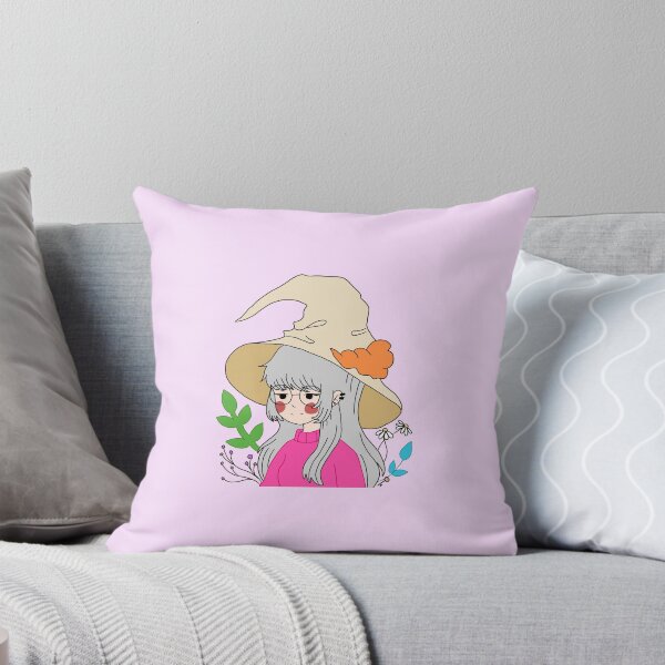 Aperçu de l'œuvre Mignonne sorcière orange heureuse créée et vendue par GeeklyRaven.