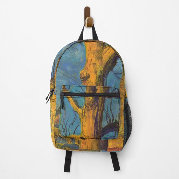 Item preview, Yellow House Old Tree France Town Landscape Painting designed and sold by Julia Khoroshikh.