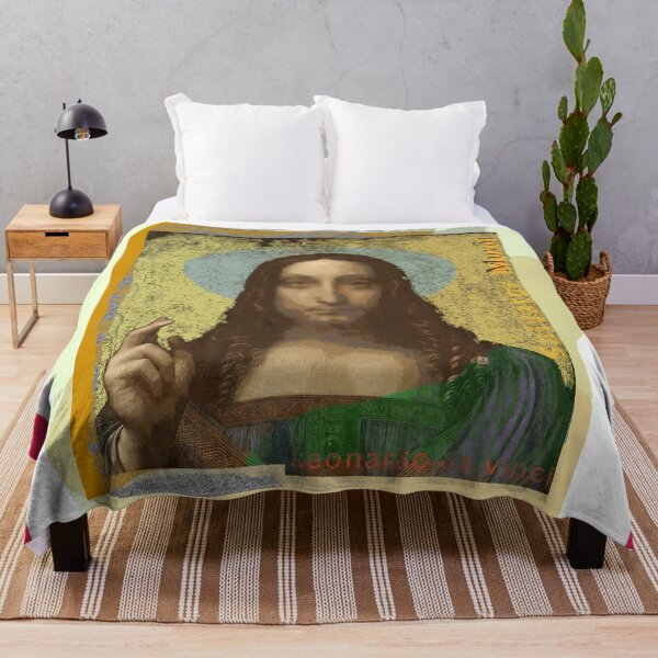 Item preview, Leonardo Da Vinci's Salvator Mundi (Pop Art by ACCI) Portrait designed and sold by VanyssaGraphics.
