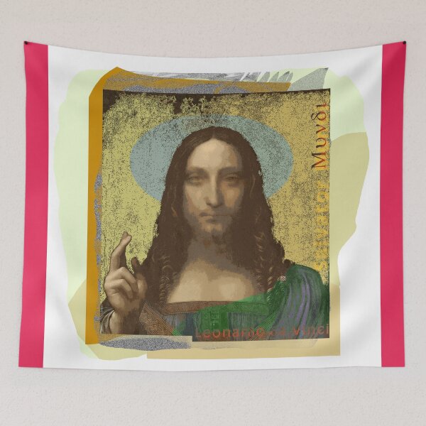 Item preview, Leonardo Da Vinci's Salvator Mundi (Pop Art by ACCI) Portrait designed and sold by VanyssaGraphics.