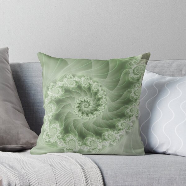 Item preview, Beautiful Green Spiral Fractal  designed and sold by Kitty Bitty.