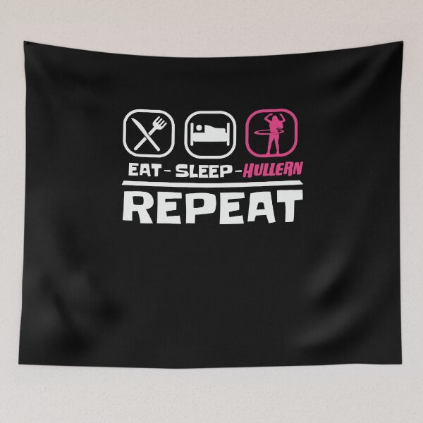 Item preview, Eat Sleep Hullern Repeat designed and sold by Grimbart.