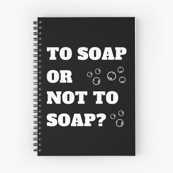 Item preview, To soap or not to soap love soap black designed and sold by daguilon.