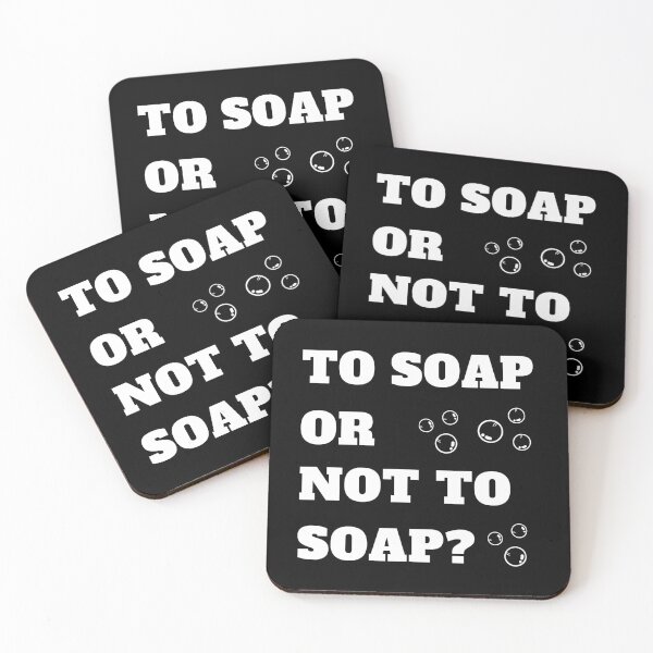 Item preview, To soap or not to soap love soap black designed and sold by daguilon.