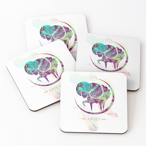 Item preview, Aries: Zodiac Constellation Marble Star Sign designed and sold by WearWolfDesigns.