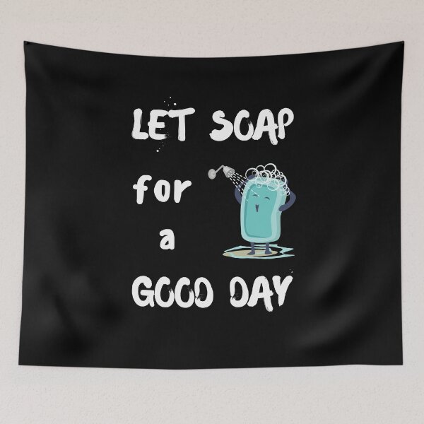Item preview, Let soap for a good day love soap funny shower black designed and sold by daguilon.